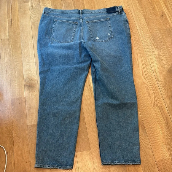 Abercrombie & Fitch Blue Straight Leg Jeans - Picture 4 of 8